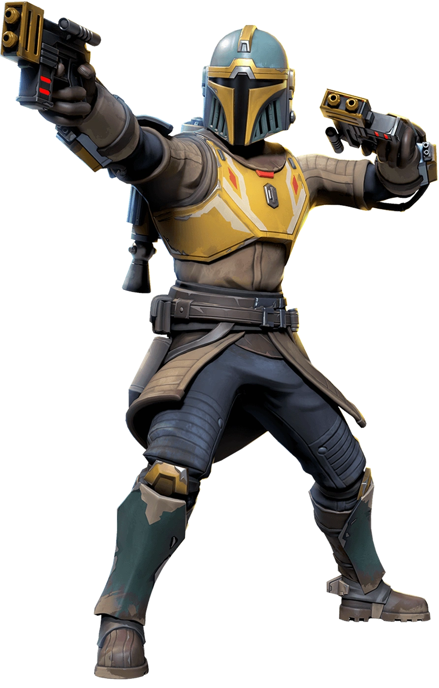 Aran, a character from Star Wars: Hunters